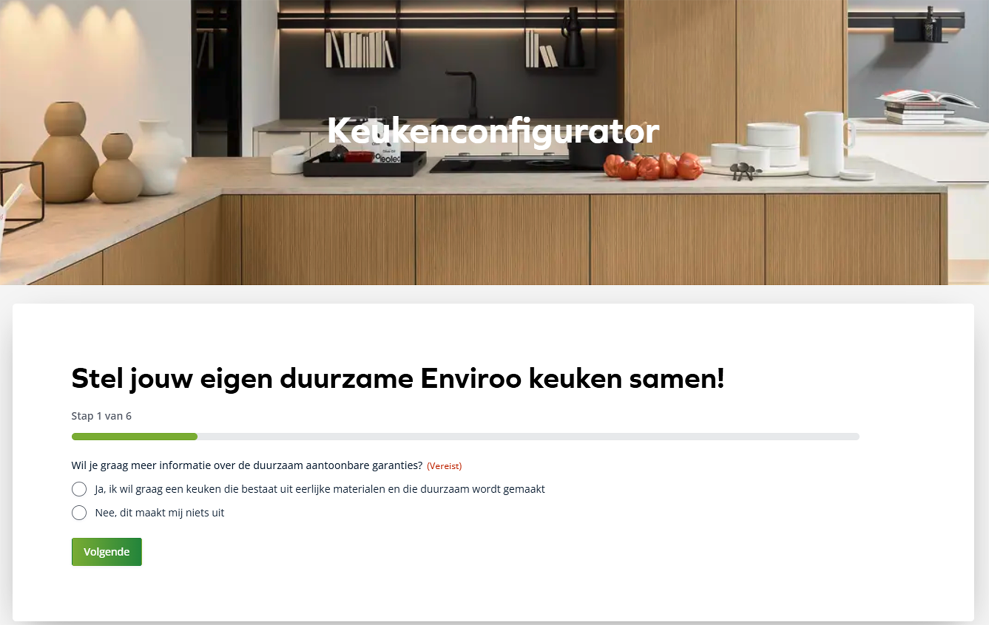 FotoEen keuken ontwerpen begint online bij Enviroo